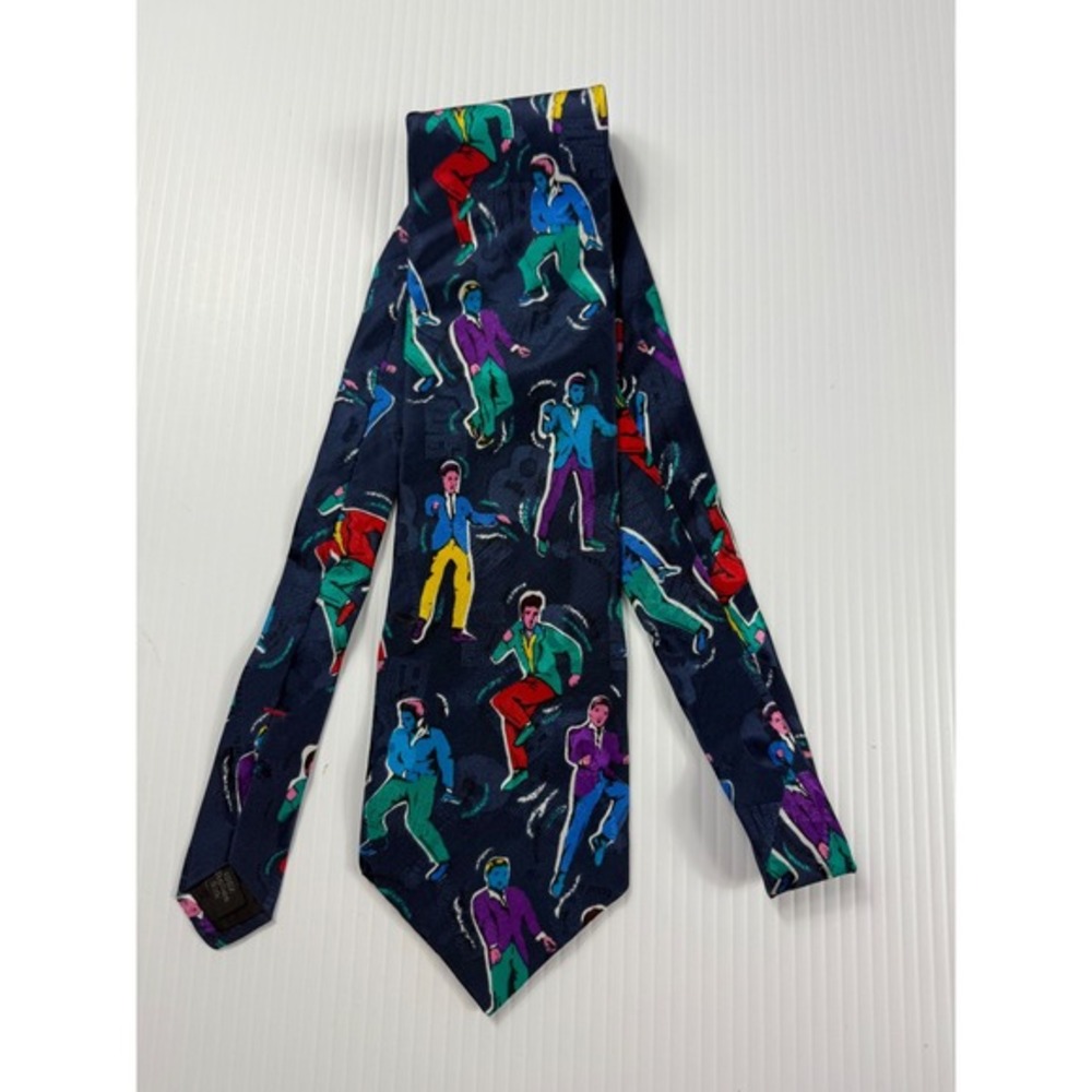 Elvis Presley All Shook Up Silk Tie Novelty Print Music Fan Gift